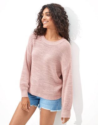 AE Balloon Sleeve Cropped Sweater