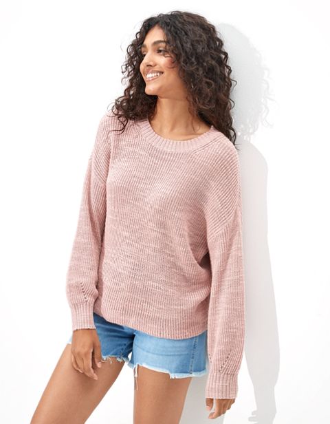 Женские свитеры American Eagle AE Balloon Sleeve Cropped Sweater