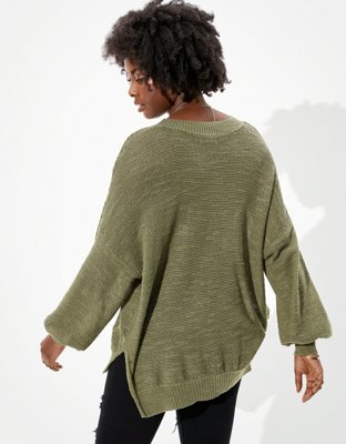 AE Oversized Crew Neck Sweater