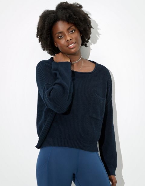 Женские свитеры American Eagle AE Slouchy Crew Neck Sweater