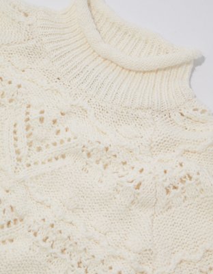 AE Fringe Turtleneck Sweater