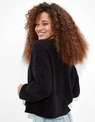 AE Chenille Oversized Cardigan