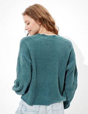 AE Chenille Oversized Cardigan