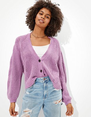 American eagle 2025 chenille cardigan