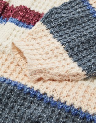 AE Oversized Striped Cardigan