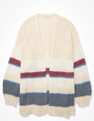 Женские кардиганы American Eagle AE Oversized Striped Cardigan — фото 3