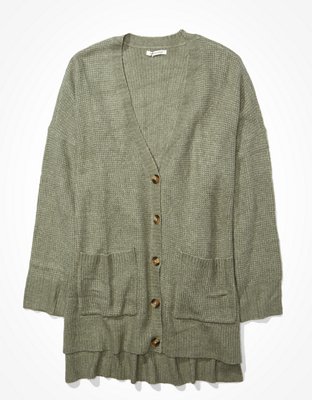 AE Oversized Dreamspun Button Up Cardigan