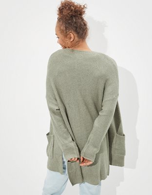 AE Oversized Dreamspun Button Up Cardigan