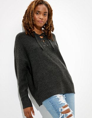 oversize crew neck sweatshirt