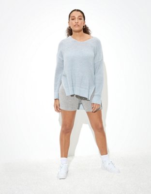 Женские свитеры American Eagle AE Oversized V-Neck Sweater — фото 5