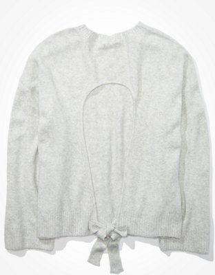 AE Tie Back Crew Neck Sweater