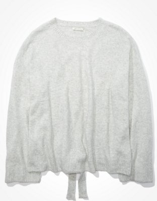 AE Tie Back Crew Neck Sweater
