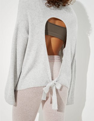 AE Tie Back Crew Neck Sweater