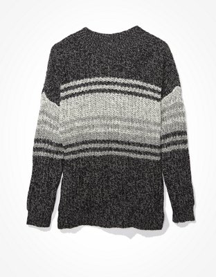 Женские свитеры American Eagle AE Oversized Striped Crew Neck Sweater — фото 3
