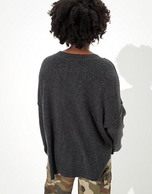 AE Dreamspun Balloon Sleeve Crew Neck Sweater