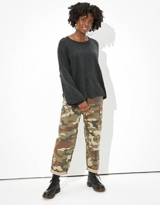 AE Dreamspun Balloon Sleeve Crew Neck Sweater