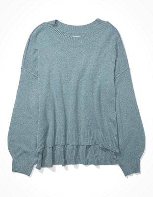 AE Dreamspun Balloon Sleeve Crew Neck Sweater