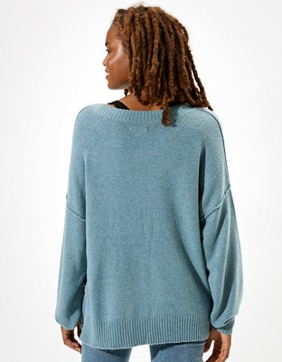 AE Dreamspun Balloon Sleeve Crew Neck Sweater