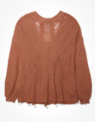 AE Tie Back Crew Neck Sweater