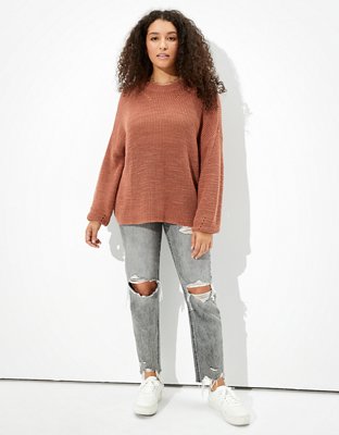 AE Tie Back Crew Neck Sweater