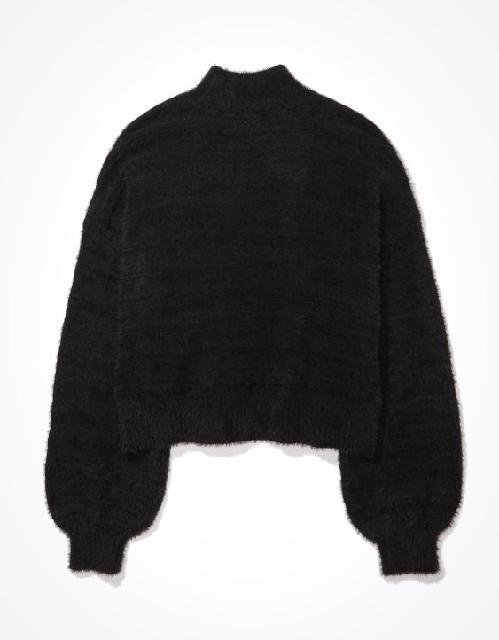 AE Eyelash Mock Neck Sweater