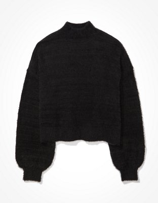 Женские свитеры American Eagle AE Eyelash Mock Neck Sweater — фото 3