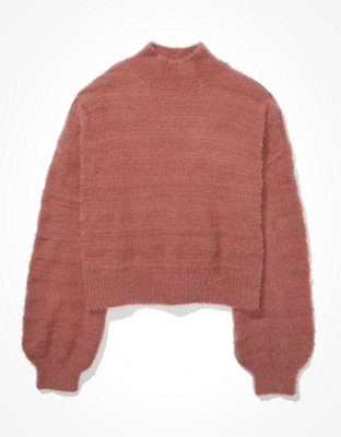 AE Eyelash Mock Neck Sweater