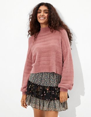 AE Eyelash Mock Neck Sweater