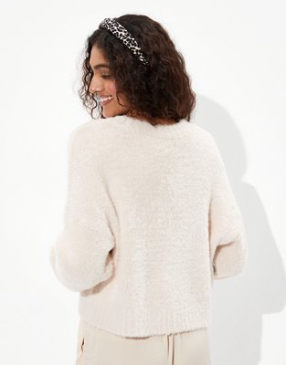 Женские свитеры American Eagle AE Cropped Eyelash Sweater — фото 2