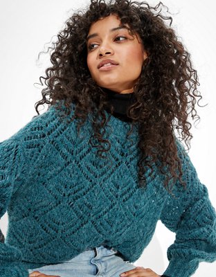 Aerie shop pointelle sweater