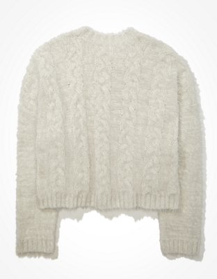 AE Eyelash Cable Knit Sweater