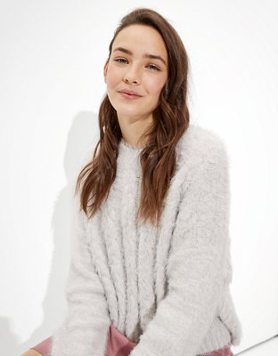 Женские свитеры American Eagle AE Eyelash Cable Knit Sweater