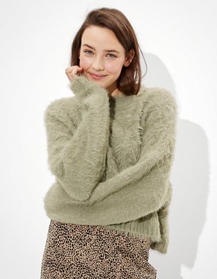 AE Eyelash Cable Knit Sweater