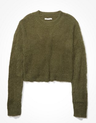 AE Cropped Eyelash Sweater