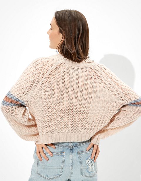 Женские свитеры American Eagle AE Cropped Crew Neck Sweater