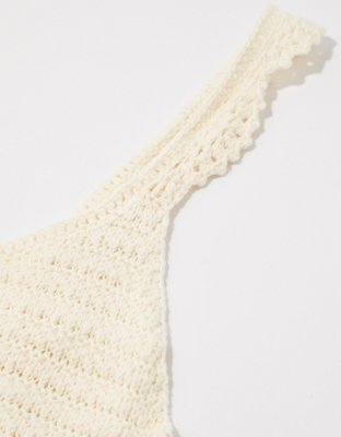 Женские топы American Eagle AE Crochet Tank Top — фото 6