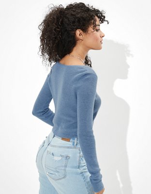 Женские кардиганы American Eagle AE Ultra Cropped Cardigan — фото 2