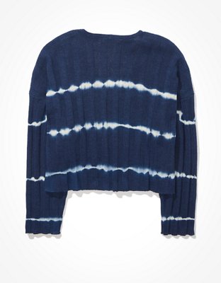 AE Tie-Dye V-Neck Sweater
