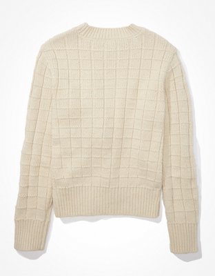 AE Waffle Crew Neck Sweater