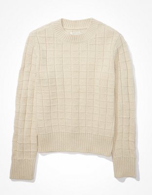 AE Waffle Crew Neck Sweater