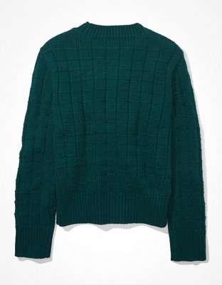AE Waffle Crew Neck Sweater