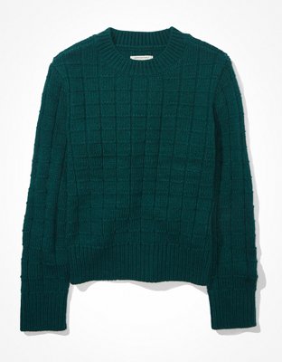 AE Waffle Crew Neck Sweater