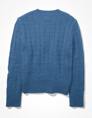AE Waffle Crew Neck Sweater
