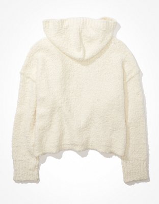 AE Textured Hooded Sweater