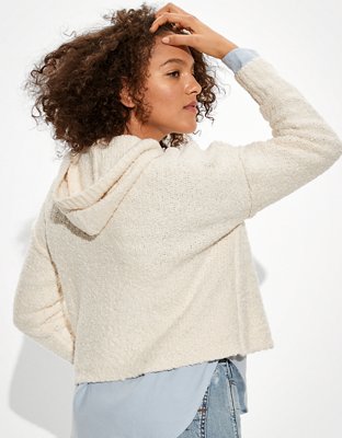 AE Textured Hooded Sweater