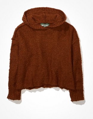 Женские свитеры American Eagle AE Textured Hooded Sweater — фото 3
