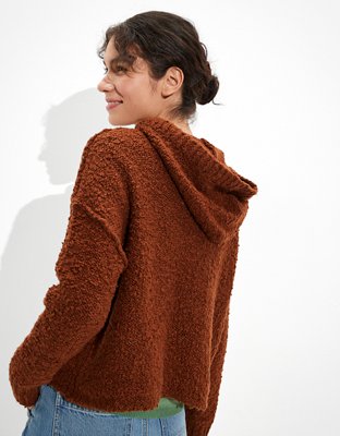 Женские свитеры American Eagle AE Textured Hooded Sweater — фото 2