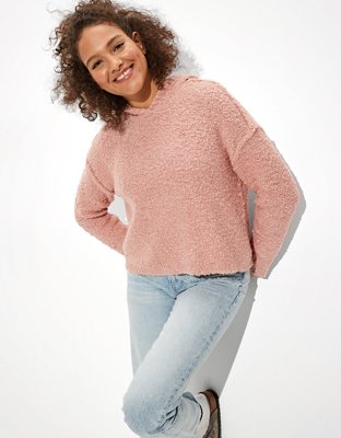 AE Textured Hooded Sweater
