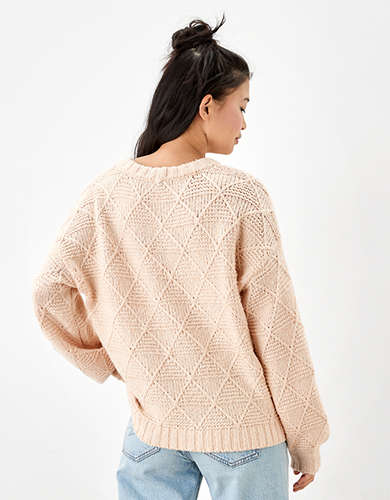 AE Mixed Stitch Sweater