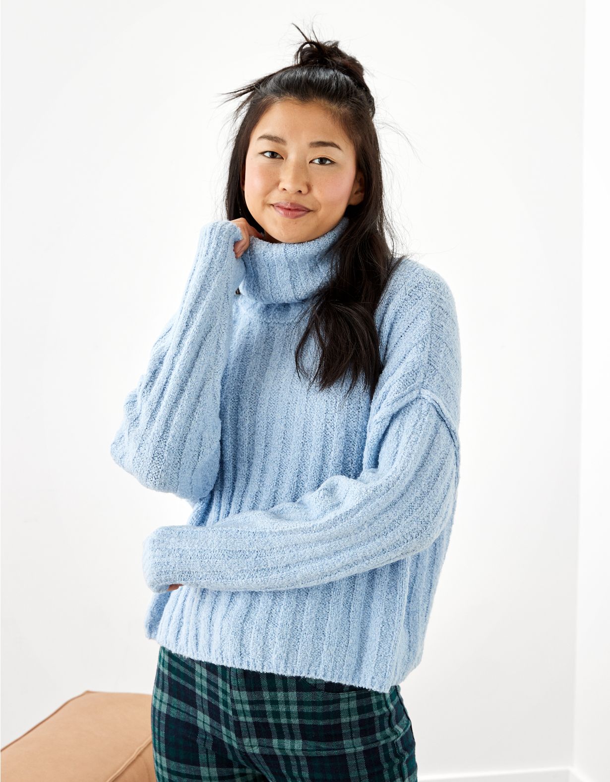 AE Boucle Turtleneck Sweater